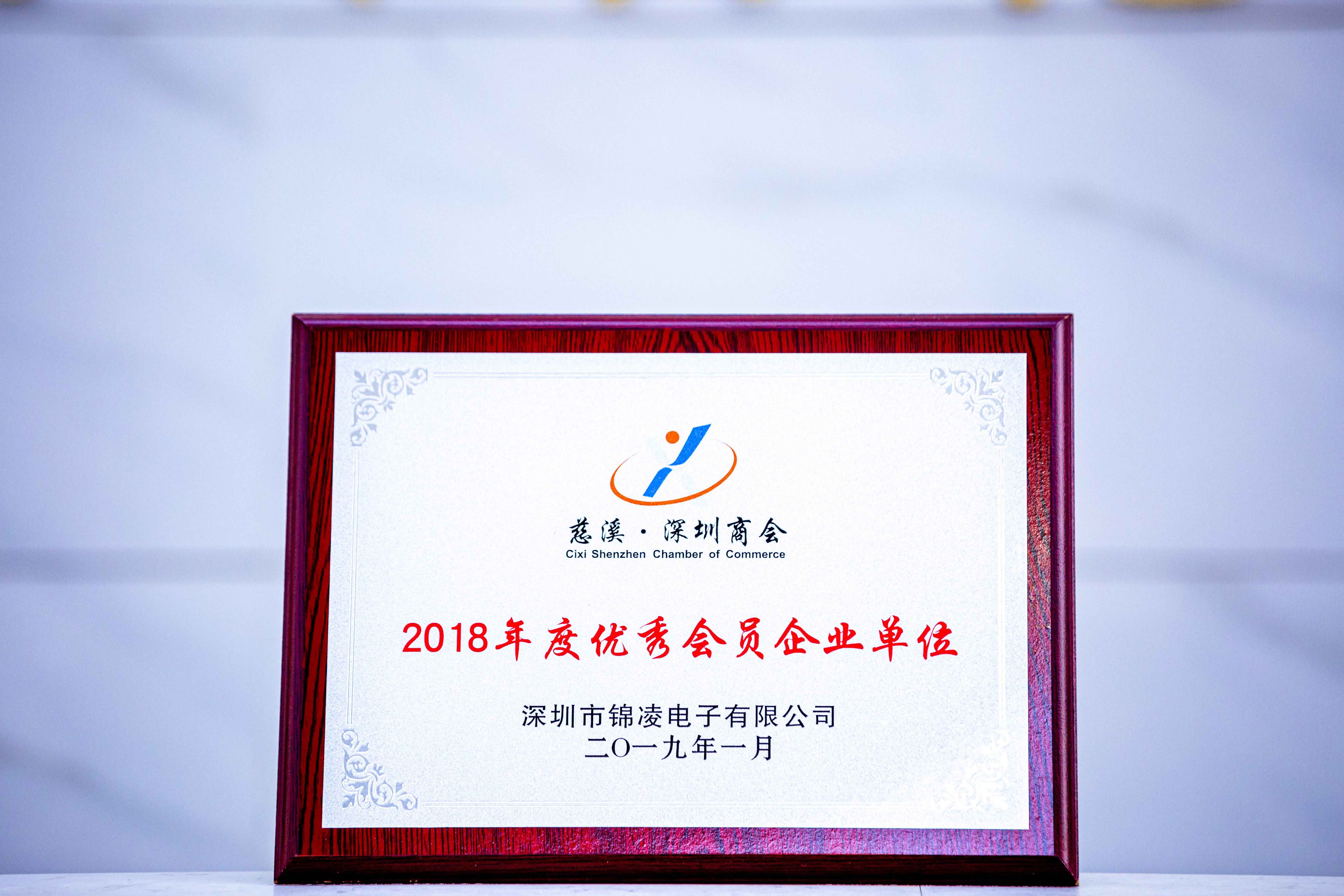 2018年度優秀會員企業單位